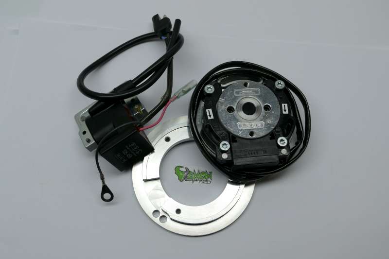 PVL complete analog System 13° for Yamaha DT 50 incl. Adapterplate